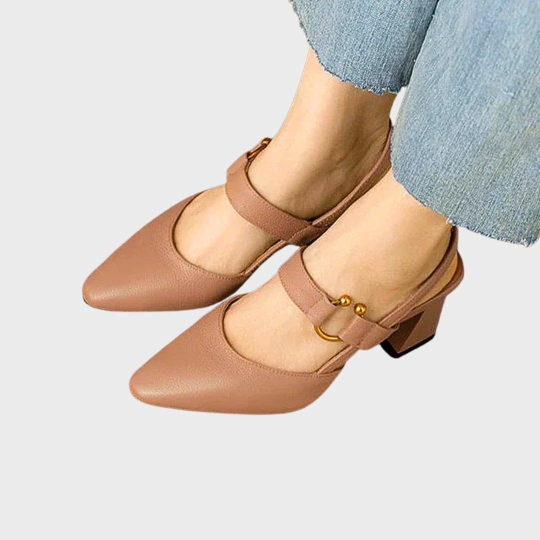 Rosália | Sapatos de Salto Ortopédicos com Suporte
