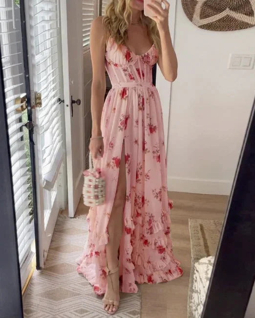 Sónia - Vestido Midi Floral