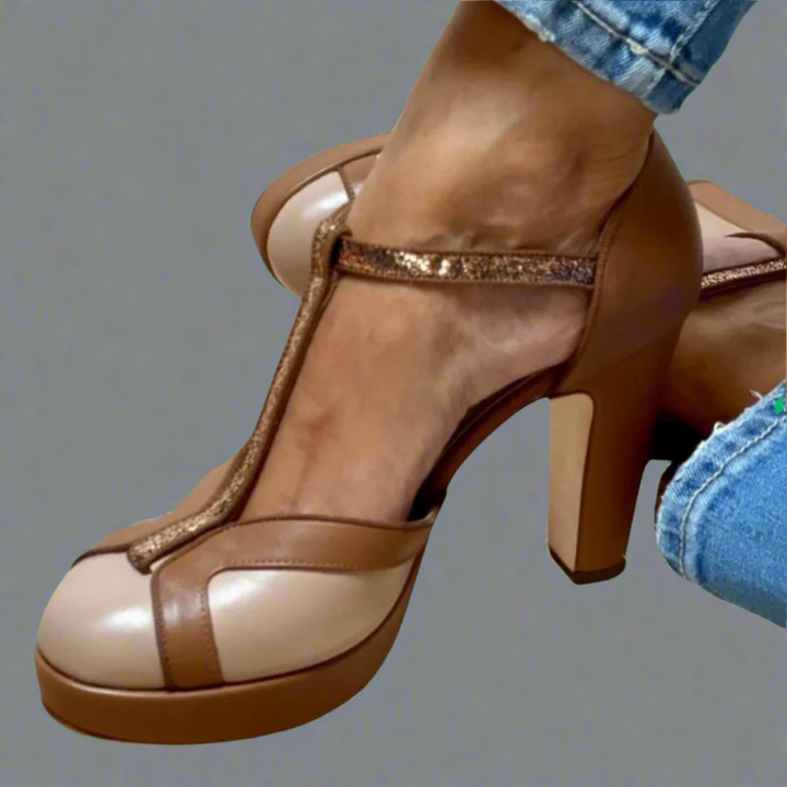 Criselmara - Sandálias de Salto Alto Elegantes e Confortáveis
