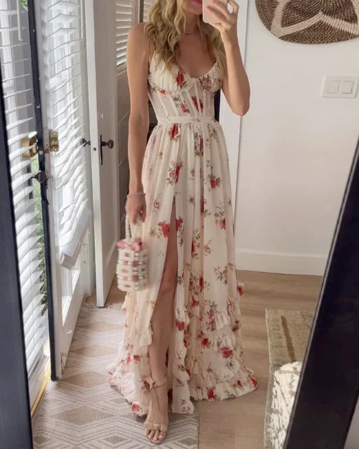 Sónia - Vestido Midi Floral