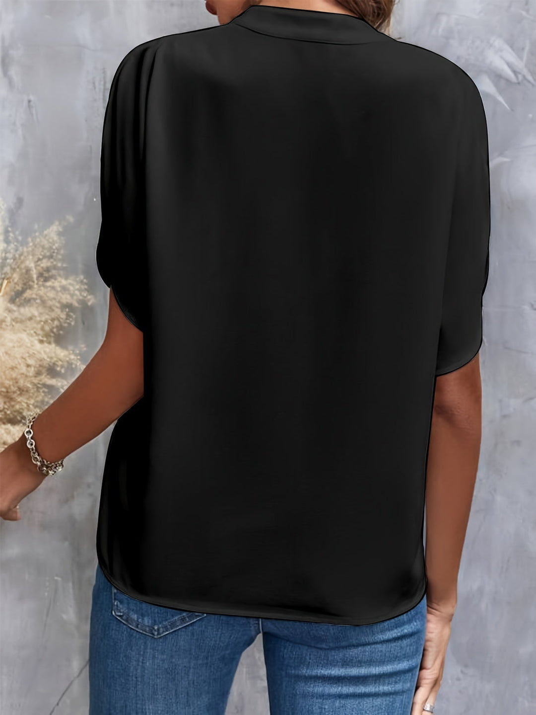 Blusa Elegante com Decote em V