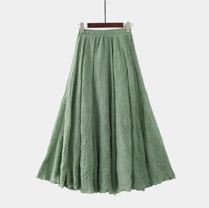 Saia Elegante de Cintura Alta