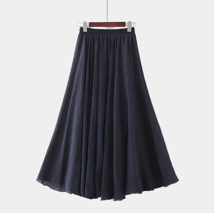 Saia Elegante de Cintura Alta