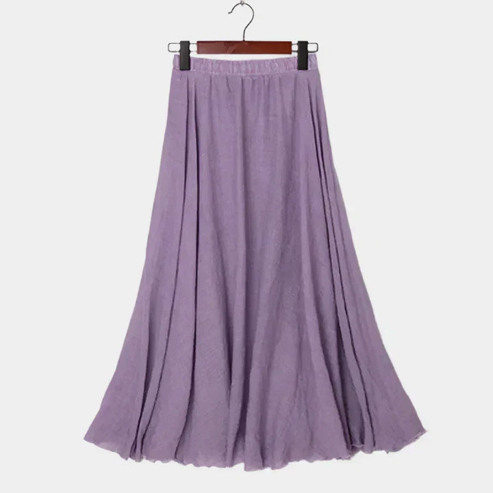 Saia Elegante de Cintura Alta