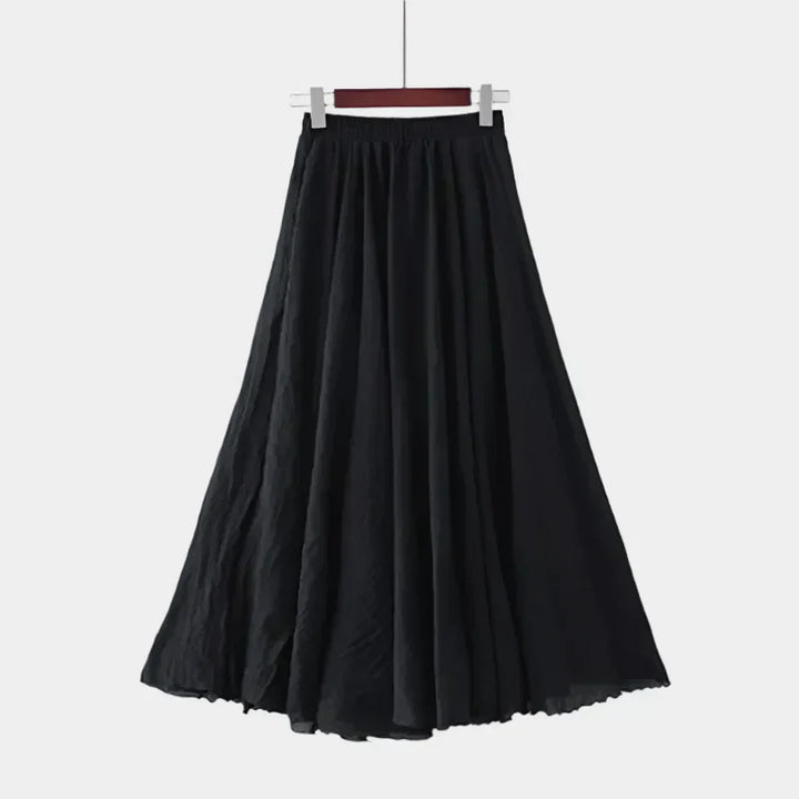 Saia Elegante de Cintura Alta
