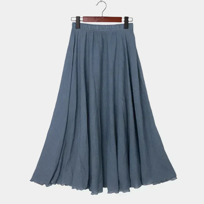 Saia Elegante de Cintura Alta