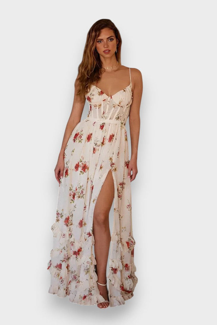 Sónia - Vestido Midi Floral