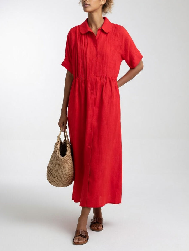 Salina - Vestido camisa fluido de verão