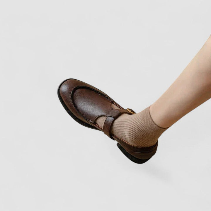 Ariana - Sapatos Ortopédicos Mary Jane de Bico Quadrado
