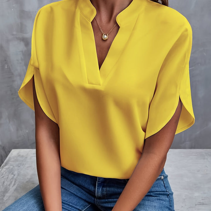 Blusa Elegante com Decote em V