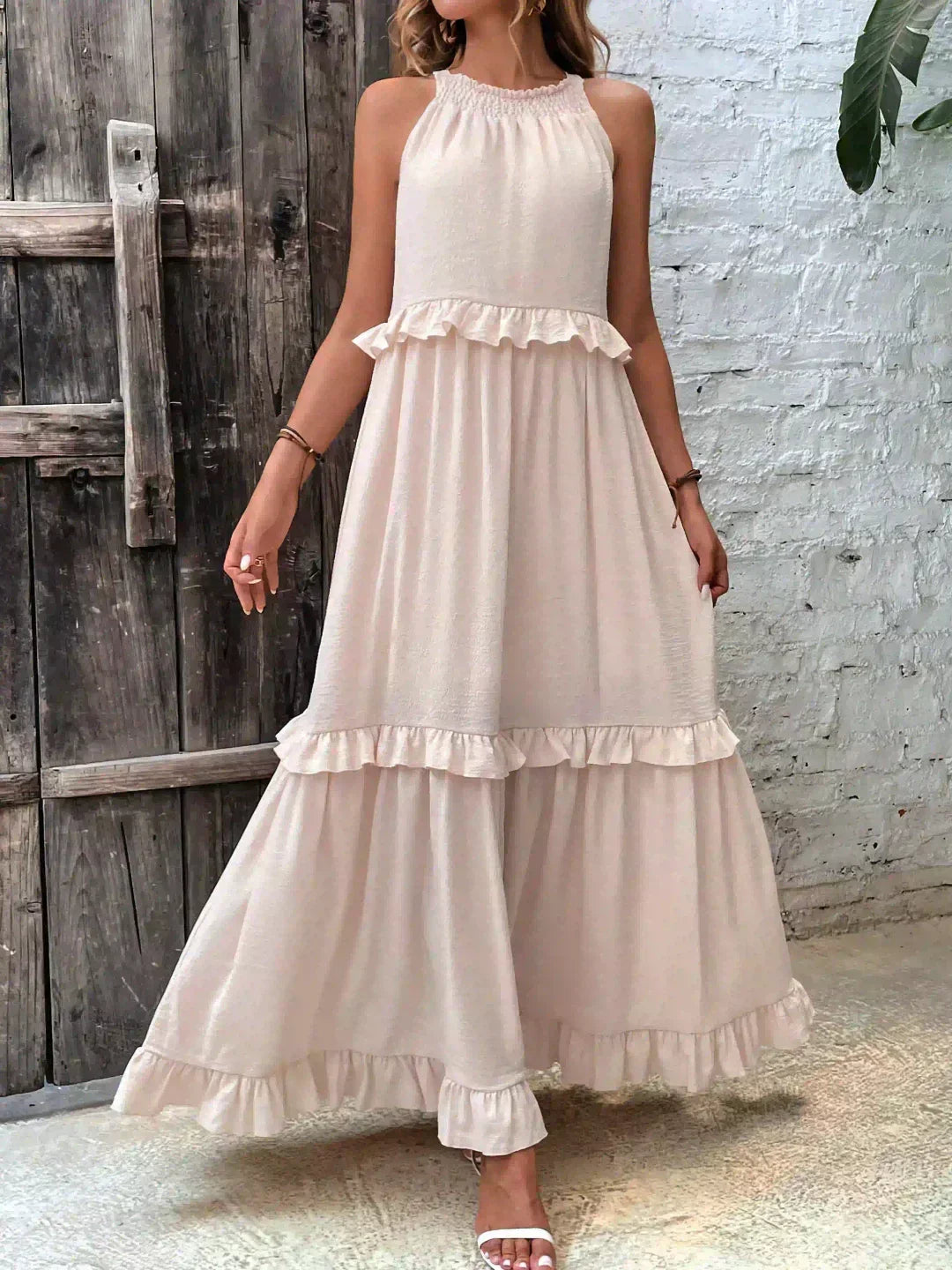 Coral - Vestido Longo
