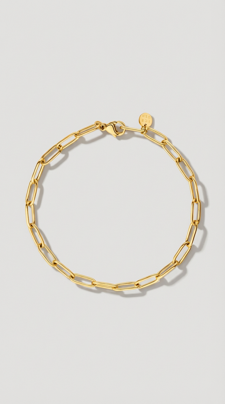 Charlotte - Pulseira de Corrente Dourada