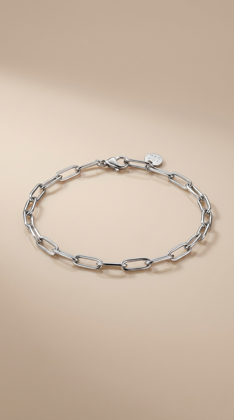 Charlotte - Pulseira de Corrente Dourada